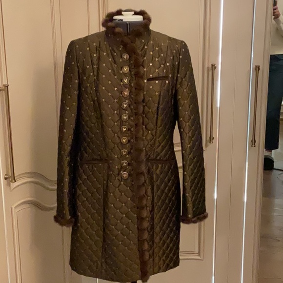COUTURE GAISBERGER SILK COAT - Picture 15 of 15